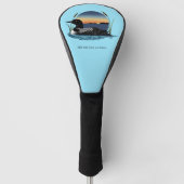 Loon Sunset Blue Golf Headcover (Vorderseite)