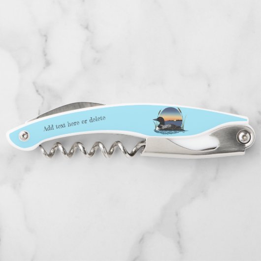 Loon Sunset Blue Kellnermesser (Rückseite)