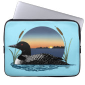 Loon Sunset Blue Laptopschutzhülle (Vorderseite)