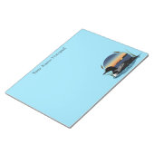 Loon Sunset Blue Notizblock (angewinkelt)
