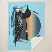 Loon Sunset Blue Sherpadecke (Vorderseite)