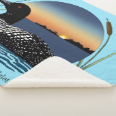 Loon Sunset Blue Sherpadecke (3/4)