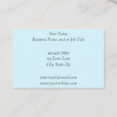 Loon Sunset Blue Visitenkarte (Rückseite)