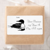 Loon Swimming Bird Art Thunder_Cove (Insitu)