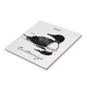 Loon Swimming Bird Art Thunder_Cove Fliese (Seite)