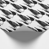 Loon Swimming Bird Art Thunder_Cove Geschenkpapier (Ecke)