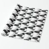 Loon Swimming Bird Art Thunder_Cove Geschenkpapier (Ungerollt)