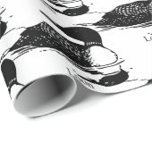 Loon Swimming Bird Art Thunder_Cove Geschenkpapier (Rolleneckpunkt)