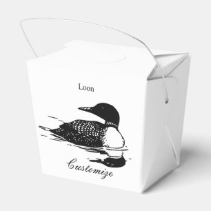 Loon Swimming Bird Art Thunder_Cove Geschenkschachtel