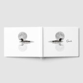 Loon Swims im Mondlicht Gästebuch (Voll)