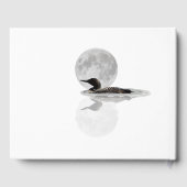 Loon Swims im Mondlicht Gästebuch (Rückseite)