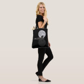 Loon Swims in der Mondlicht Tote Tasche (Am Model)