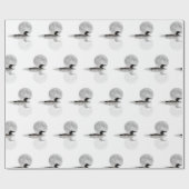 Loon Swims in der Mondlicht-Umschlagpapier Geschenkpapier (Flach)