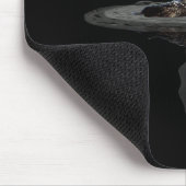 Loon Swims in der Moonlight Mouse Pad Mousepad (Ecke)