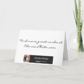 Loon und Baby - denkend an Sie Karte (Rückseite)