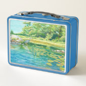 Loon und Blue Heron Metal Lunch Box (Rückseite)