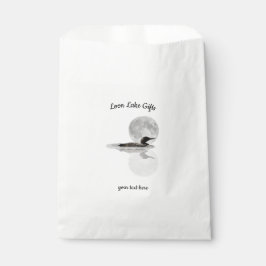 Loon Under Full Moon Geschenktütchen