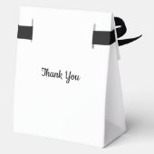 Loon Under Full Moon Gift Favor Box Geschenkschachtel (Rückseite)