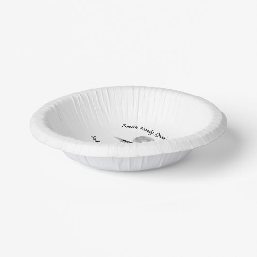 Loon Under Full Moon Pappteller (Gewinkelt)