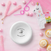 Loon Under Full Moon Pappteller (Party)