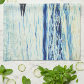 Loon Watercolor Kunst, Dichtung und Musik Geschirrtuch (Gefaltet)