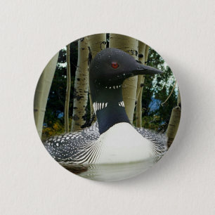 Loon Wilderness Button