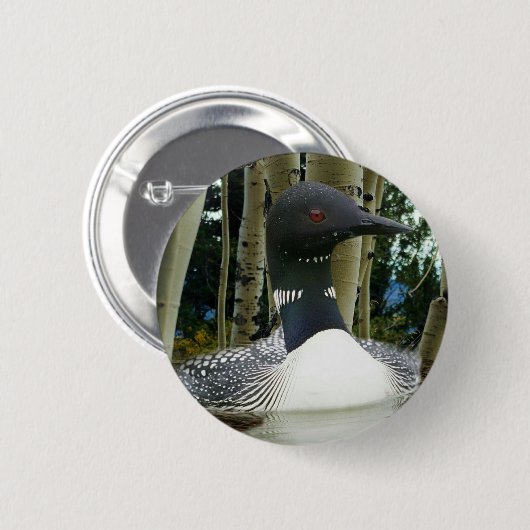 Loon Wilderness Button (Vorne & Hinten)