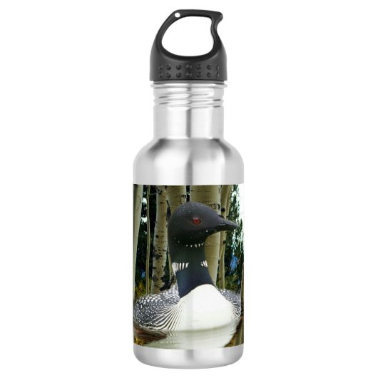 Loon Wilderness Edelstahlflasche (Vorderseite)