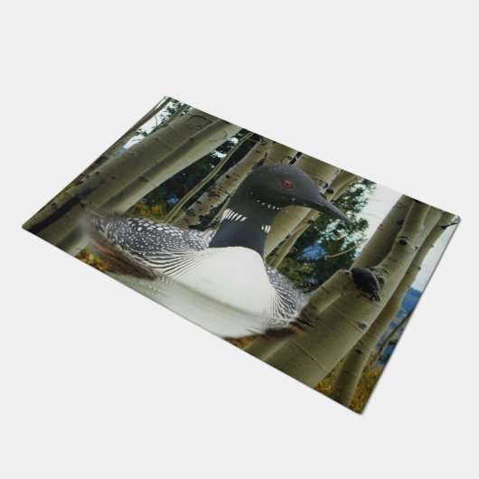 Loon Wilderness Fußmatte (Schrägansicht)