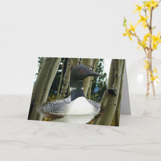 Loon Wilderness Karte (Gelbe Blume)