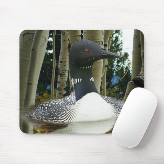 Loon Wilderness Mousepad (Mit Mouse)