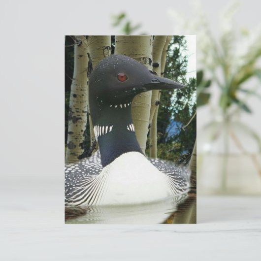 Loon Wilderness Save The Date (Stehend Vorderseite)