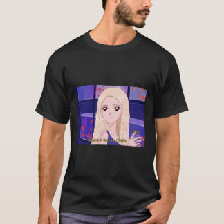 LOONA Jinsoul - Singen im Regen 90er Jahre Anime C T-Shirt
