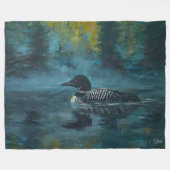 Loonell - Loon Ente Fleecedecke (Vorderseite (Horizontal))