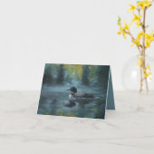 Loonell - Loon Ente Karte (Gelbe Blume)