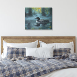 Loonell - Loon Ente Leinwanddruck