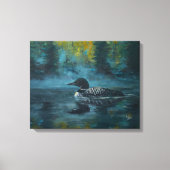Loonell - Loon Ente Leinwanddruck (Vorderseite)