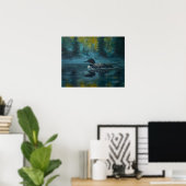 Loonell - Loon Ente Poster (Heimbüro)