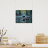 Loonell - Loon Ente Poster (Küche)