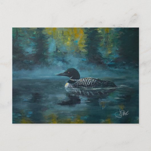 Loonell - Loon Ente Postkarte (Vorderseite)