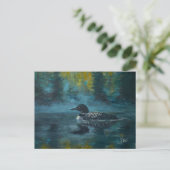 Loonell - Loon Ente Postkarte (Stehend Vorderseite)