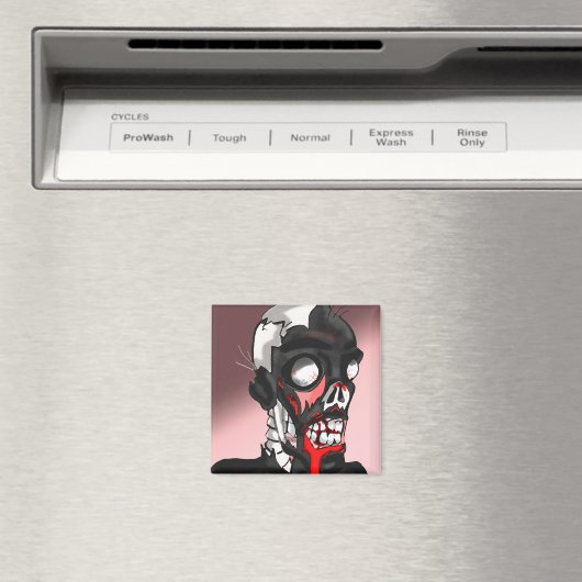 Looney Creepy Zombie Magnet (In Situ (Geschirrspüler))