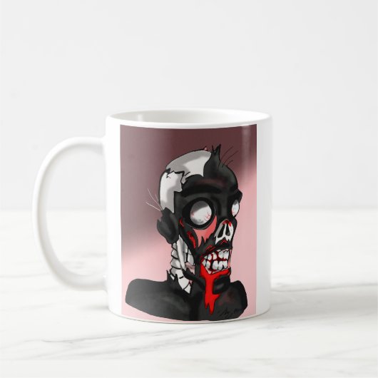 Looney Creepy Zombie Tasse (Links)