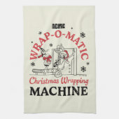 LOONEY TUNES™ | ACME Wrap-O-Matic Wrapping Machine Geschirrtuch (Vertikal)