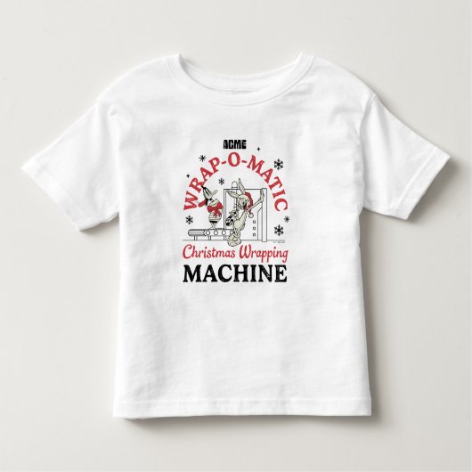 LOONEY TUNES™ | ACME Wrap-O-Matic Wrapping Machine Kleinkind T-shirt (Vorderseite)