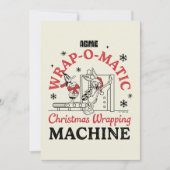 LOONEY TUNES™ | ACME Wrap-O-Matic Wrapping Machine Mitteilungskarte (Vorderseite)