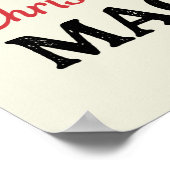 LOONEY TUNES™ | ACME Wrap-O-Matic Wrapping Machine Poster (Ecke)