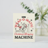 LOONEY TUNES™ | ACME Wrap-O-Matic Wrapping Machine Postkarte (Stehend Vorderseite)