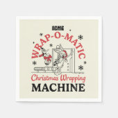 LOONEY TUNES™ | ACME Wrap-O-Matic Wrapping Machine Serviette (Vorderseite)