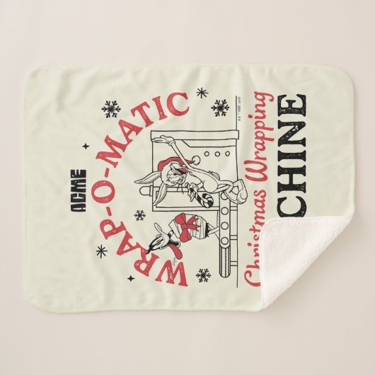 LOONEY TUNES™ | ACME Wrap-O-Matic Wrapping Machine Sherpadecke (Vorderseite (Horizontal))